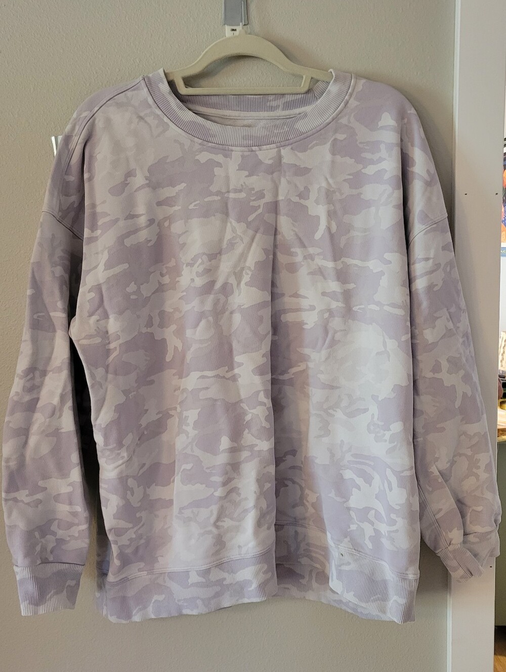 Lululemon Perfectly Oversized Crew - Incognito Camo Alpine White Multi - 12